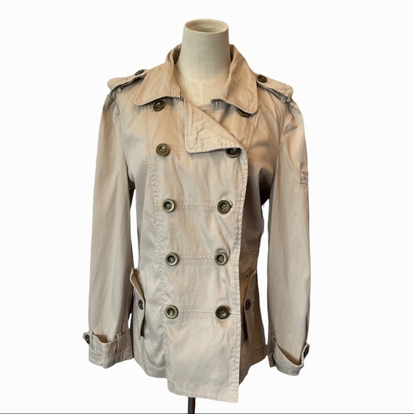 Tattoo Ladies Beige Long Sleeve Jacket - Picture 1 of 11